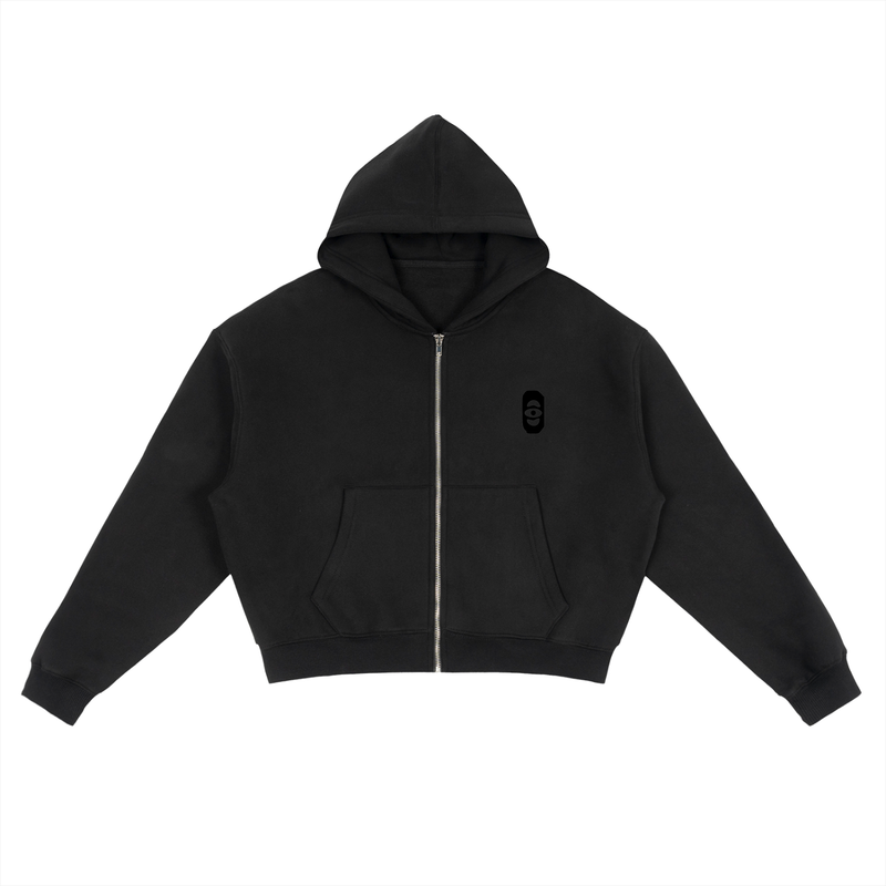 Kronic Eye Zip-Up Boxy Hoodie
