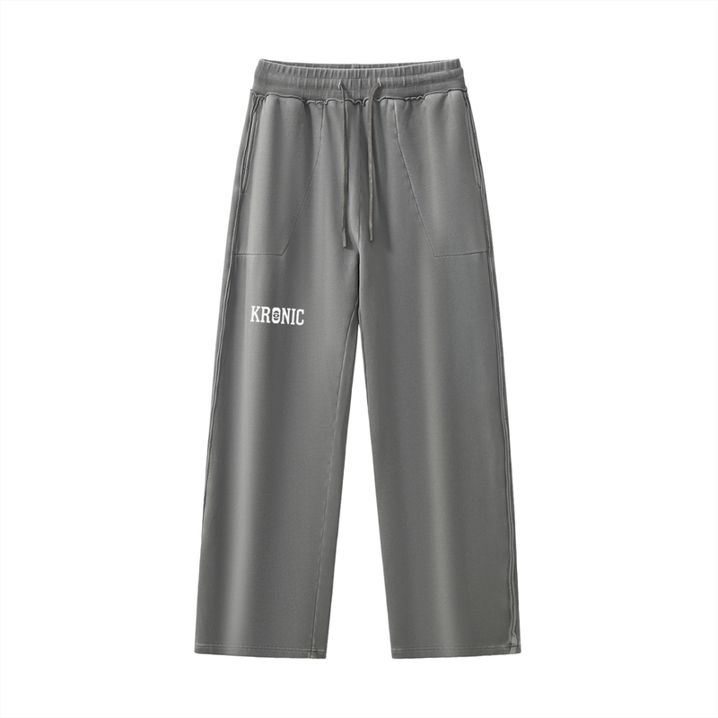 Kronic Raw-Seam Enzyme Washed Sweatpants