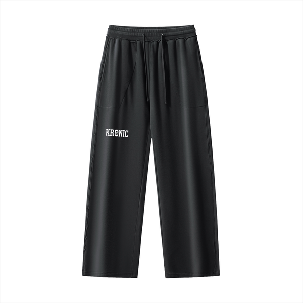 Kronic Raw-Seam Enzyme Washed Sweatpants